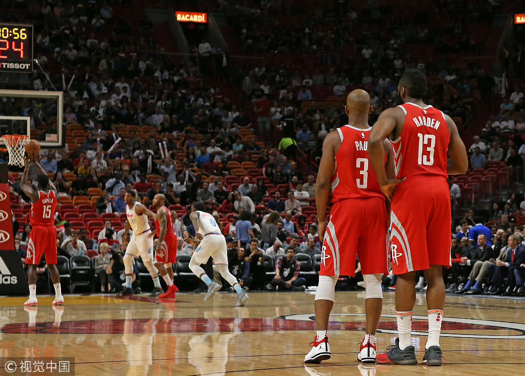 热火横扫勇士，哈登扛起全队